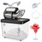 10 Gallon Storage Ice Crusher with Stainless Steel Dual Blades and Waterproof Safety Switch